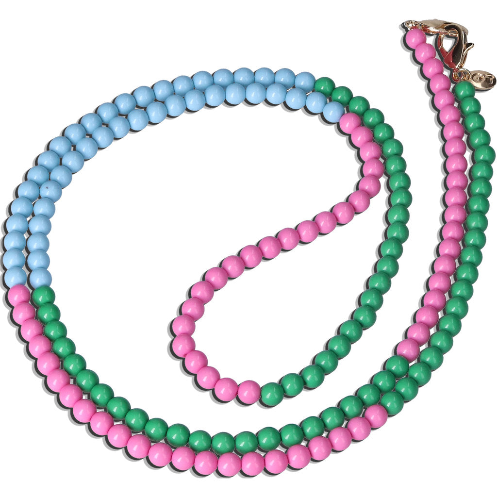 Casetastic Lanyard Beads - Blue/Pink/Green(125cm)