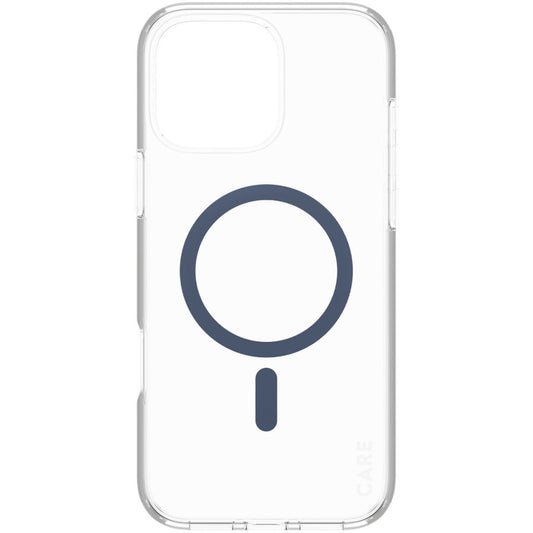 CARE by PanzerGlass Flagship Case Transparent Urban Combat m. blauem MagSafe iPhone 16 Pro Max