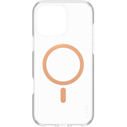 CARE by PanzerGlass Flagship Case Transparent Urban Combat mit Peachy MagSafe iPhone 16 Pro Max