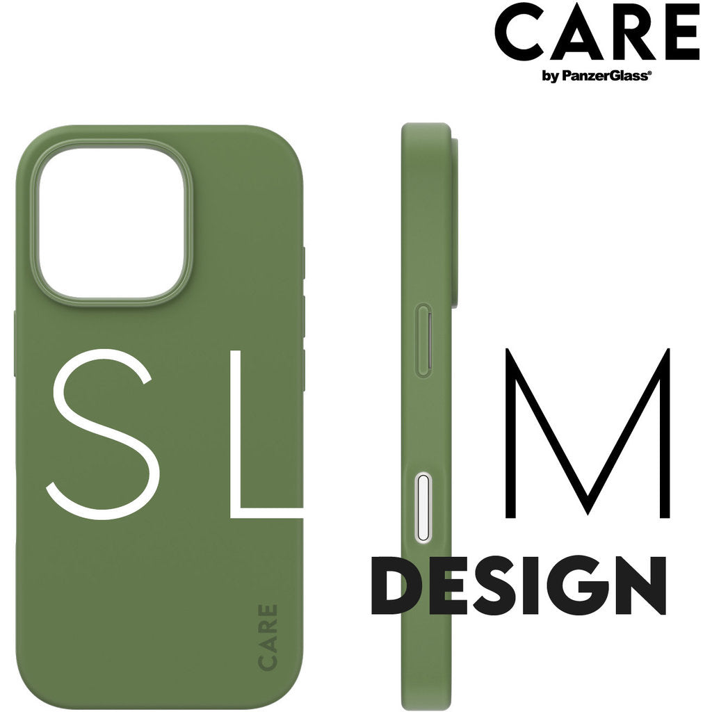 CARE by PanzerGlass Fashionable Case Green w. MagSafe iPhone 16 Pro Max
