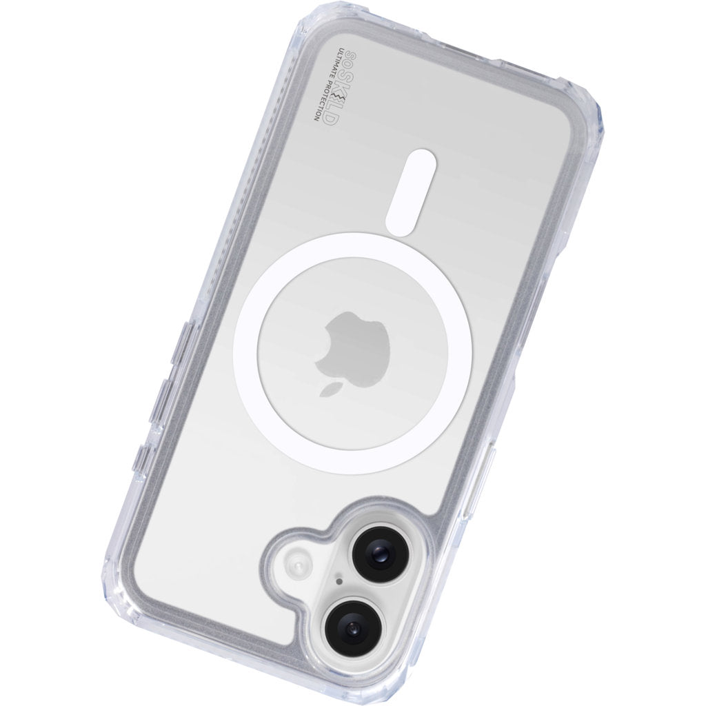 SoSkild Apple iPhone 16 Defend Case Magnetic Ring Transparent