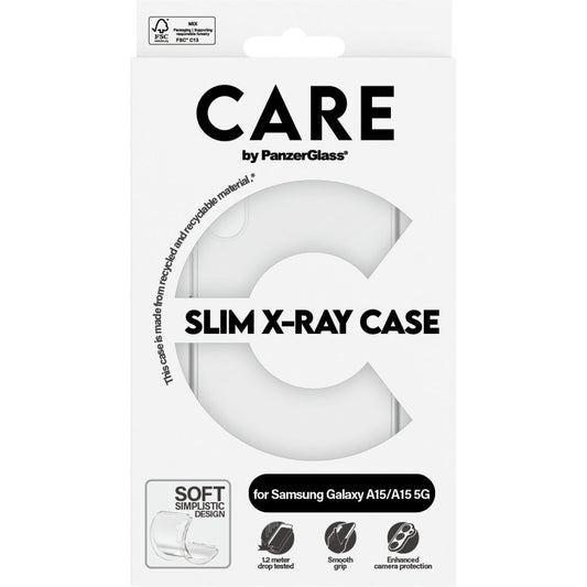 CARE by PanzerGlass Fashionable Case Transparent X-Ray Soft Basic Samsung A15 5G