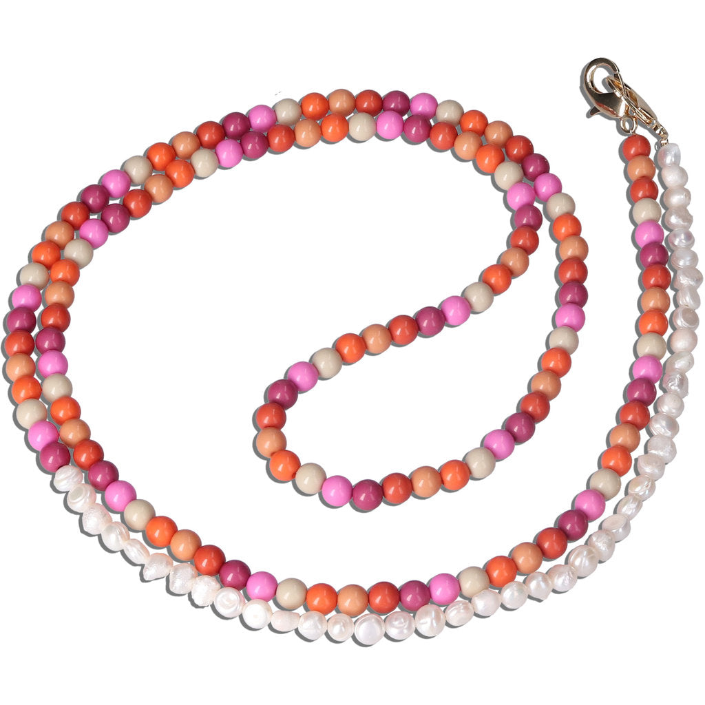 Casetastic Lanyard Beads and Pearls - Multicolor Winter (125cm)