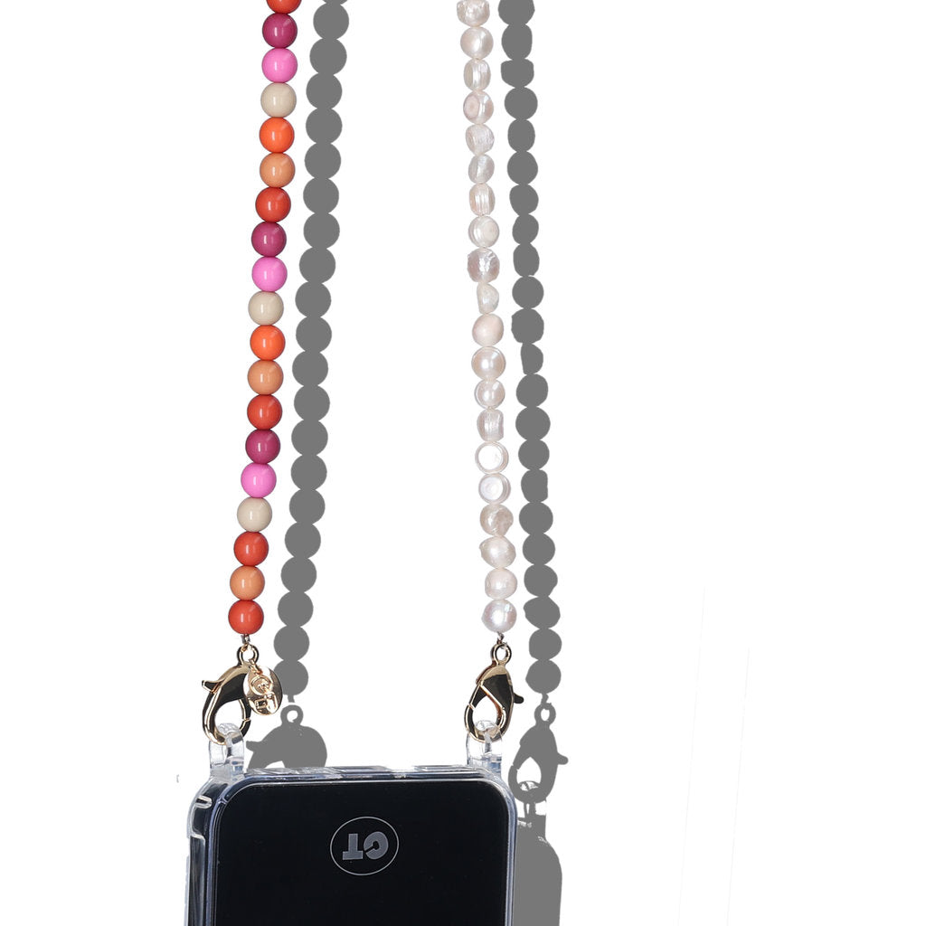 Casetastic Lanyard Beads and Pearls - Multicolor Winter (125cm)