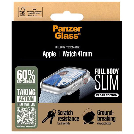 PanzerGlass Full Body Snappie Apple Watch 10/11 42mm - Slim Transparent