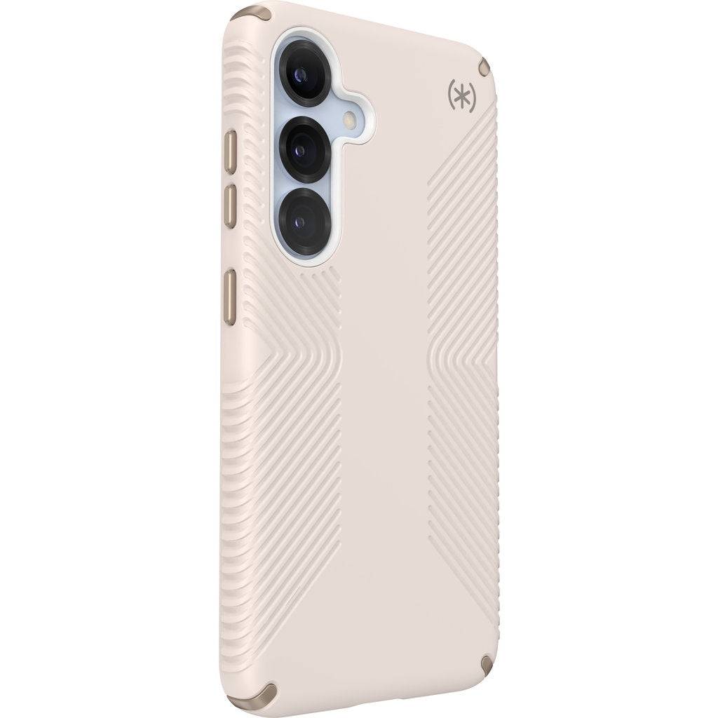 Speck Presidio2 Grip + Magnet Samsung Galaxy S24/S25 Bleached Bone - with Microban