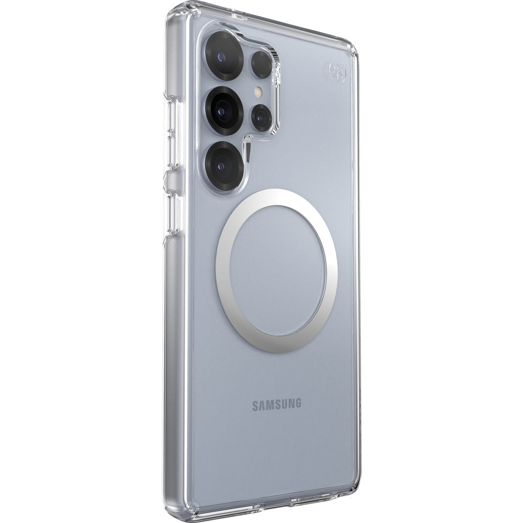 Speck Presidio2 Clear + Magnet Samsung Galaxy S25 Ultra - avec Microban
