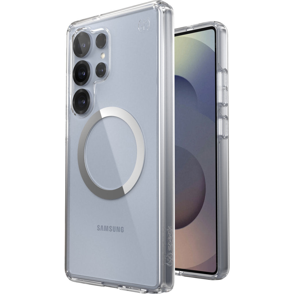 Speck Presidio2 Clear + Magnet Samsung Galaxy S25 Ultra - avec Microban