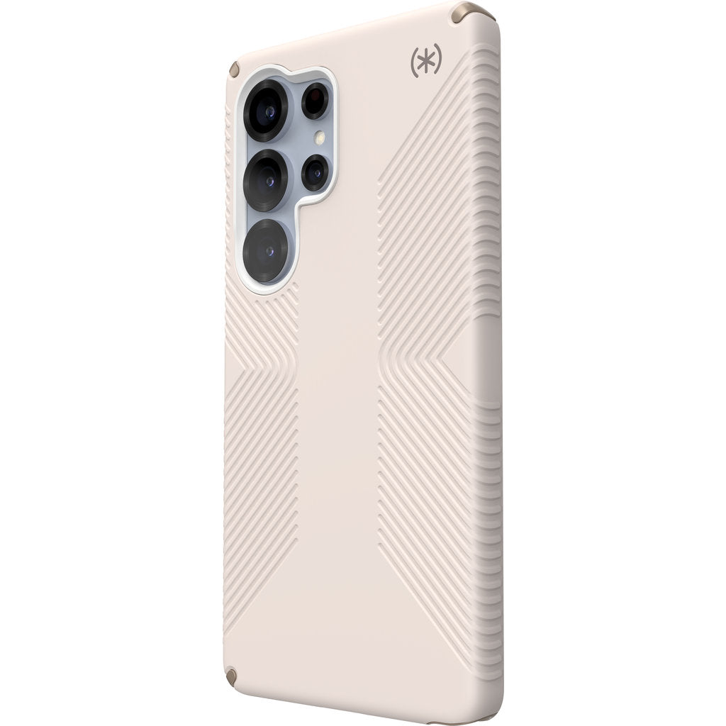 Speck Presidio2 Grip + Magnet Samsung Galaxy S25 Ultra Bleached Bone - with Microban
