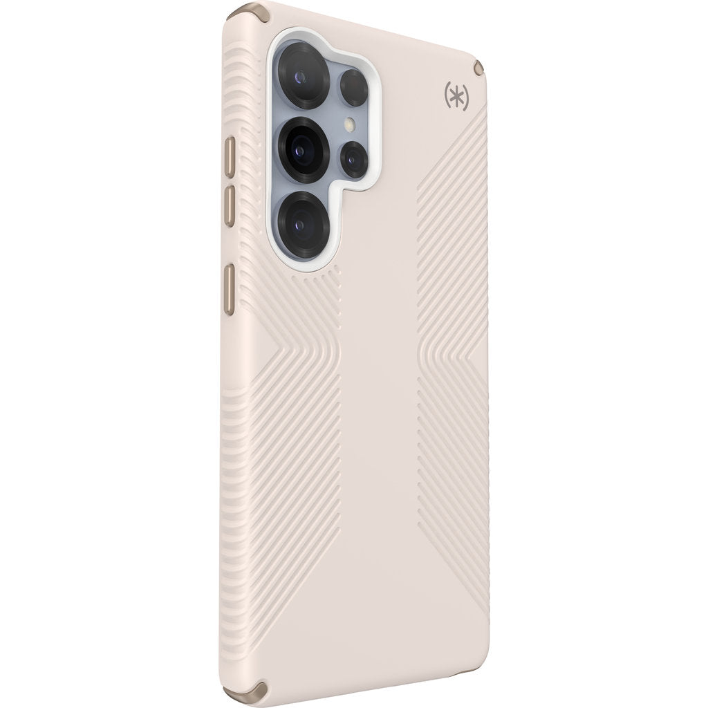 Speck Presidio2 Grip + Magnet Samsung Galaxy S25 Ultra Bleached Bone - with Microban