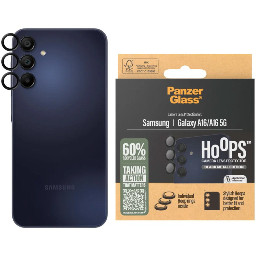 PanzerGlass Hoops Rings Samsung Galaxy A16/A16 5G Black