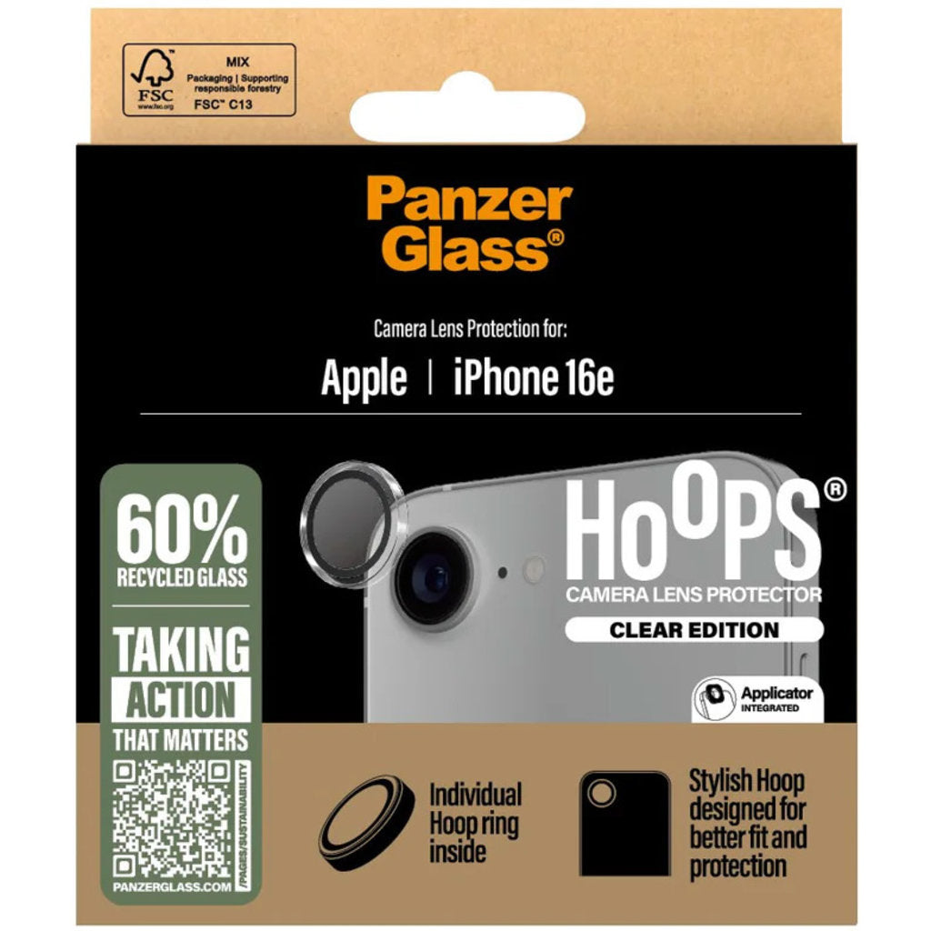Panzerglass Hoops Apple iPhone 17e/16e - Transparent