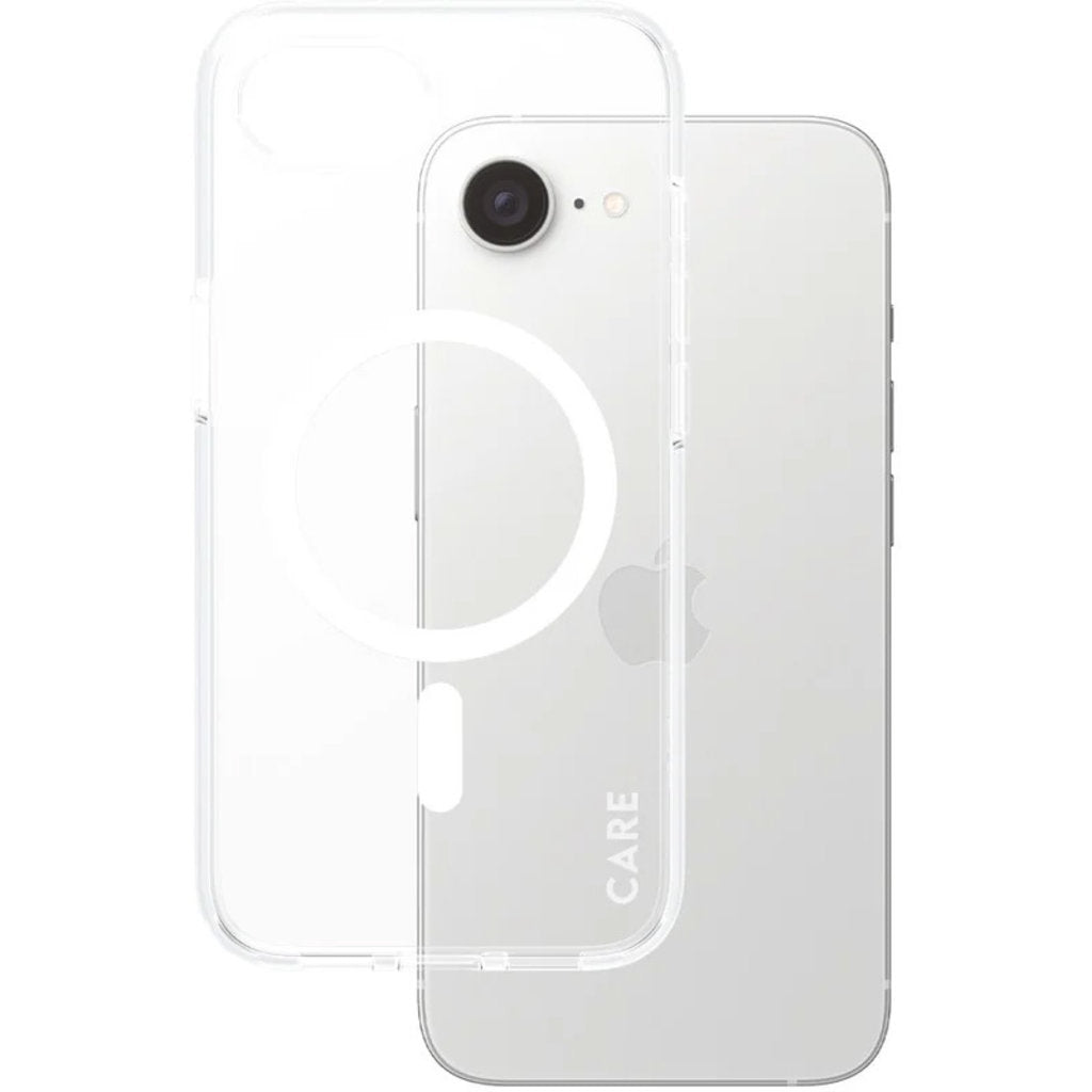 CARE by PanzerGlass Flagship Case Transparent Urban Combat w. White MagSafe iPhone 17e/16e