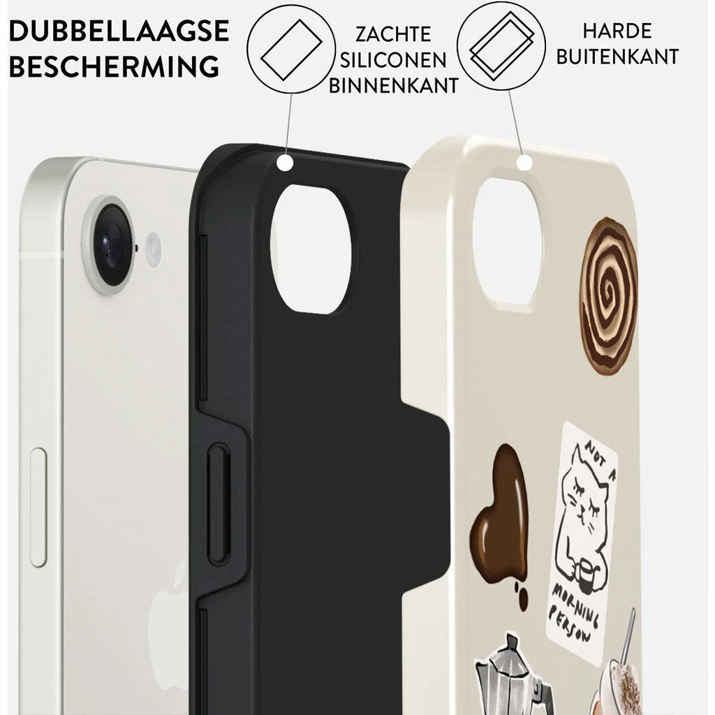 Burga Tough MagSafe Case Apple iPhone 17e/16e - Oat Milk Please