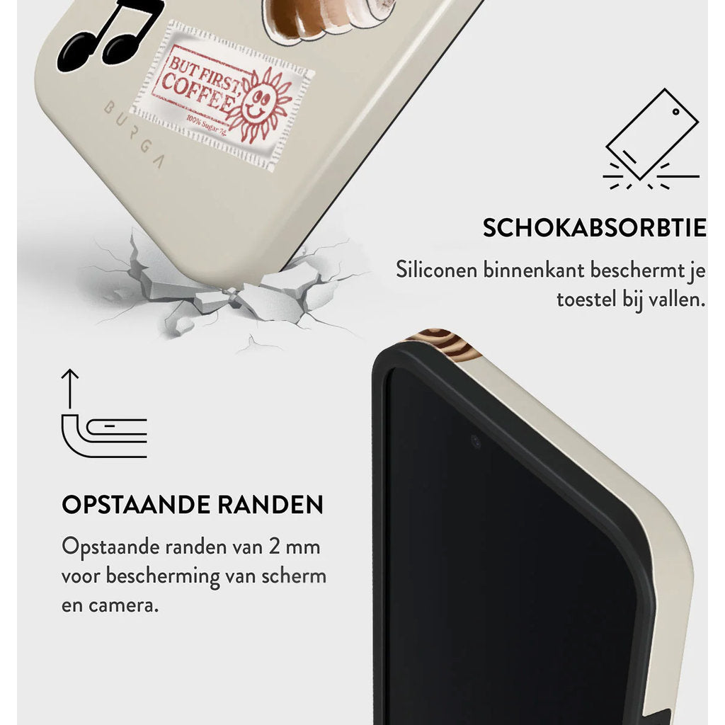 Burga Tough MagSafe Case Apple iPhone 17e/16e - Oat Milk Please