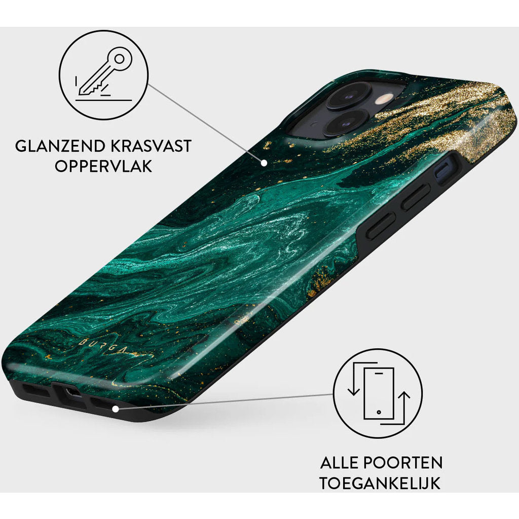 Burga Tough MagSafe Hülle Apple iPhone 15 - Emerald Pool