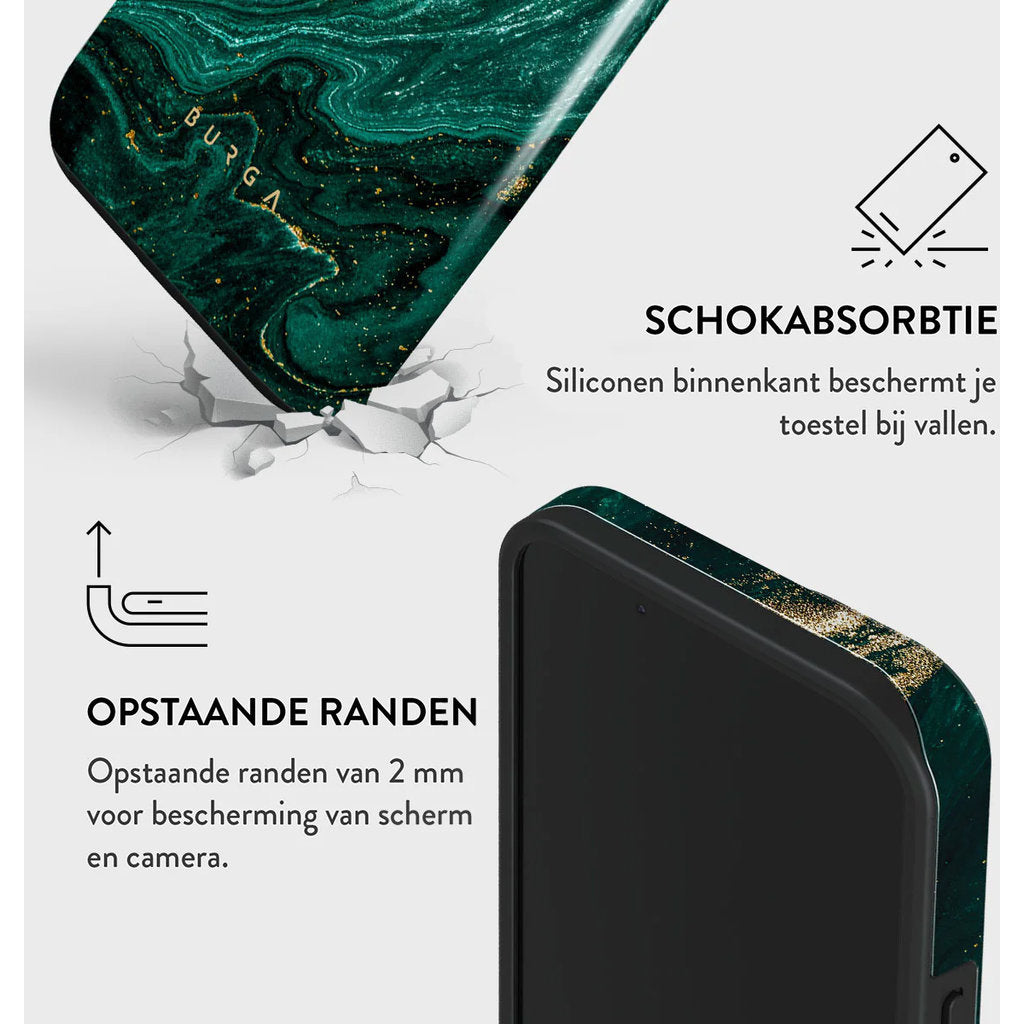 Burga Tough MagSafe Hülle Apple iPhone 15 - Emerald Pool