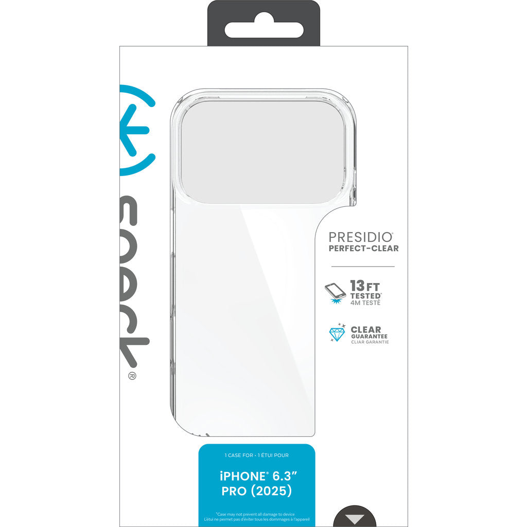 Speck Presidio Perfect Clear Apple iPhone 17 Pro Clear - mit Microban