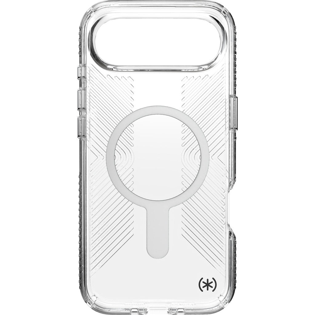 Speck Presidio Perfect Clear Grip + ClickLock Apple iPhone 17 Air Clear - with Microban