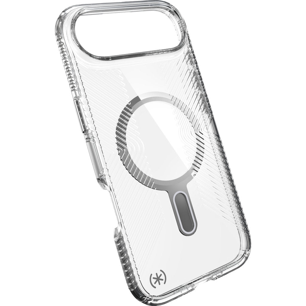 Speck Presidio Perfect Clear Grip + ClickLock Apple iPhone 17 Air Clear - with Microban