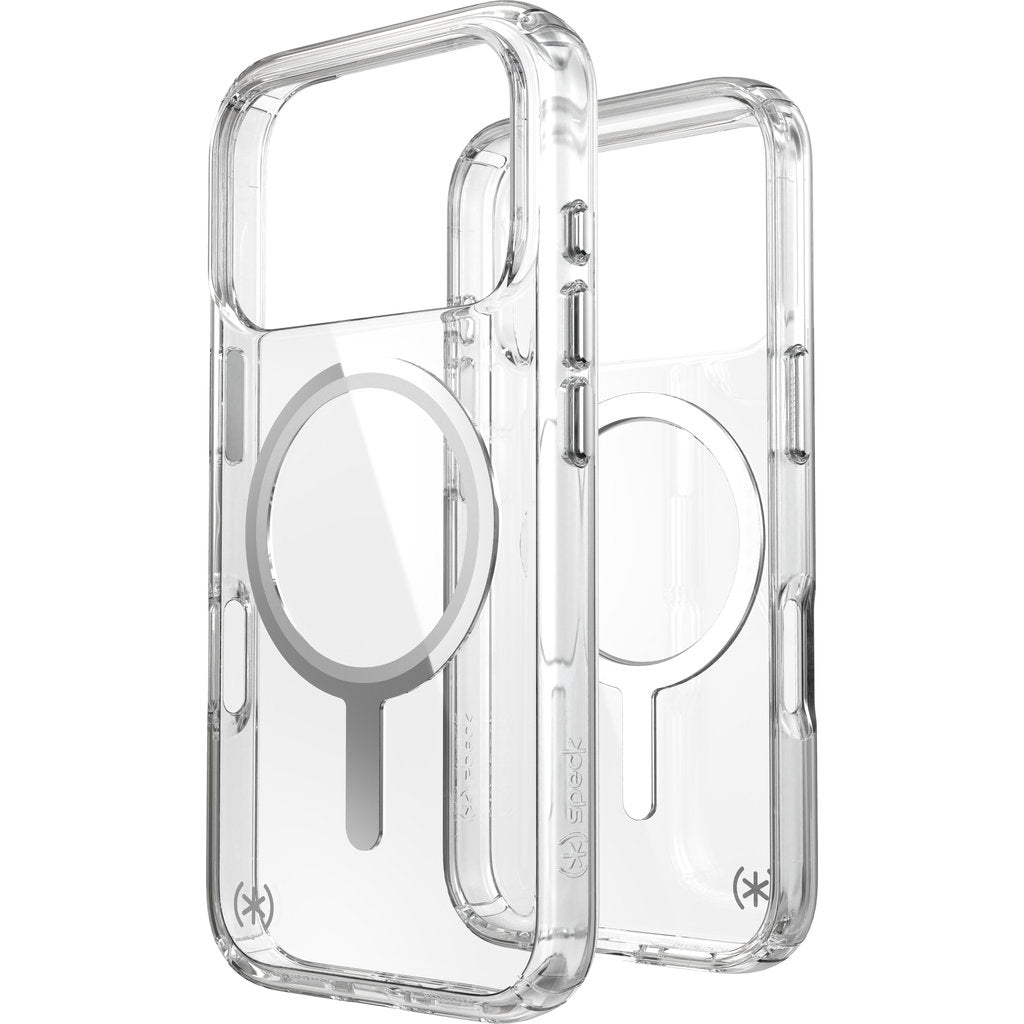 Speck Presidio Perfect Clear + MS Apple iPhone 17 Pro Clear - with Microban