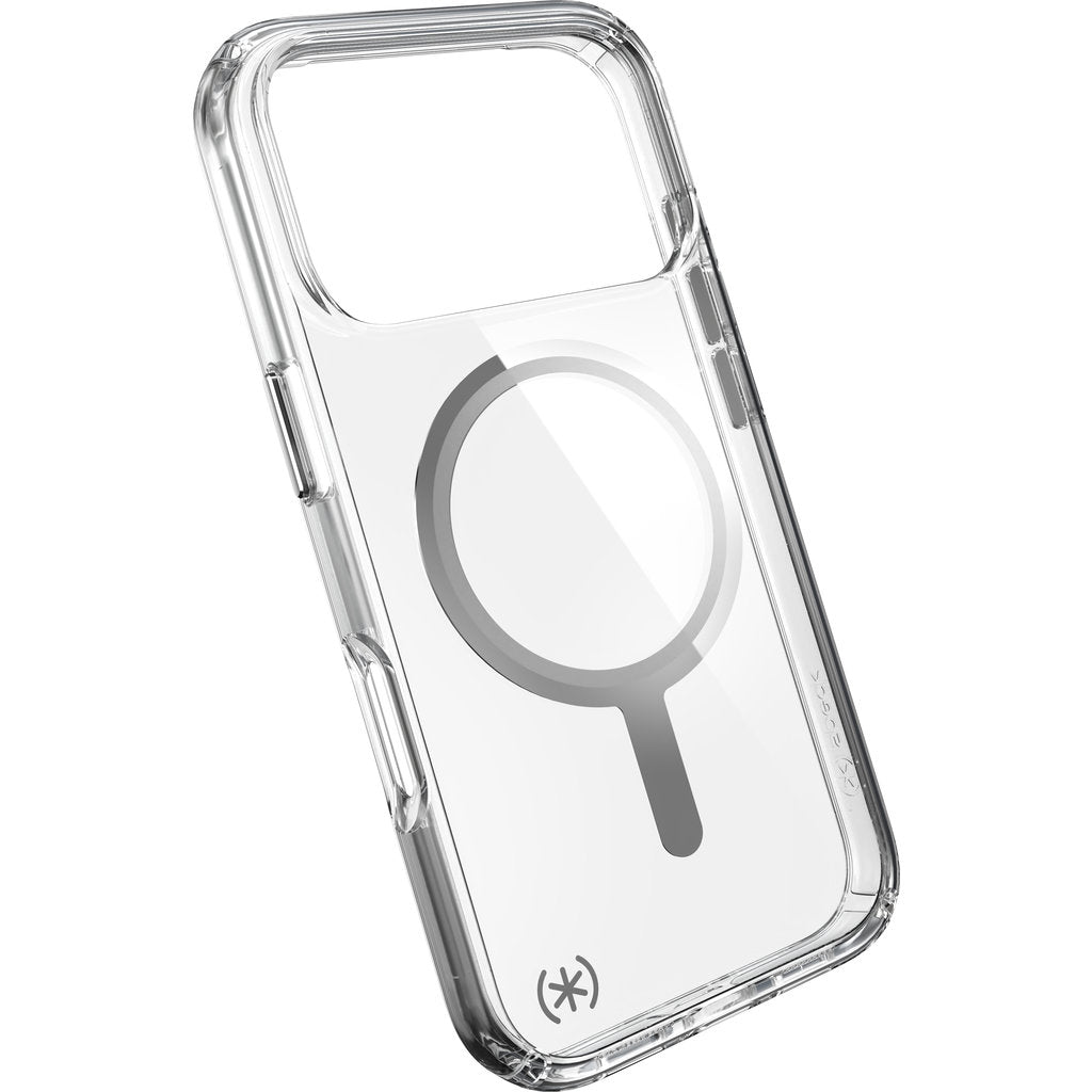 Speck Presidio Perfect Clear + MS Apple iPhone 17 Pro Clear - with Microban