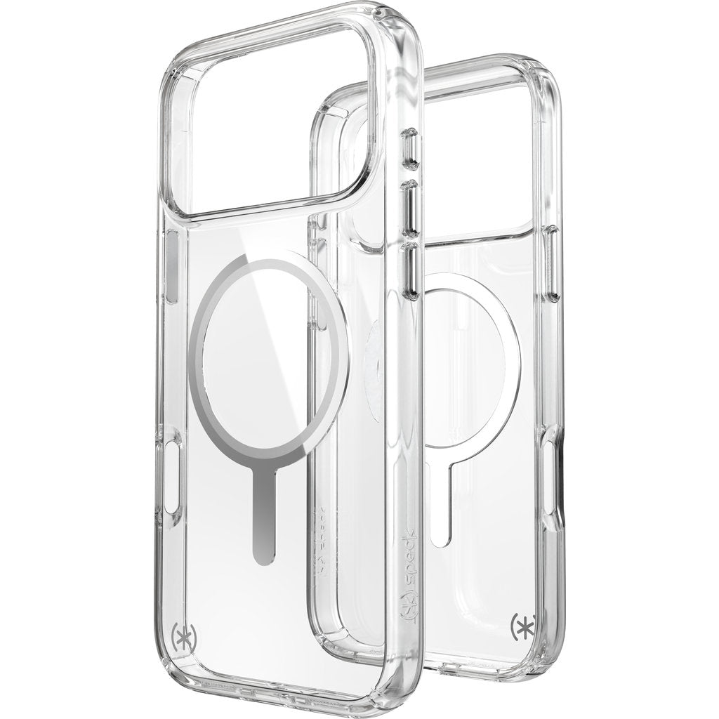 Speck Presidio Perfect Clear + MS Apple iPhone 17 Pro Max Clear - with Microban