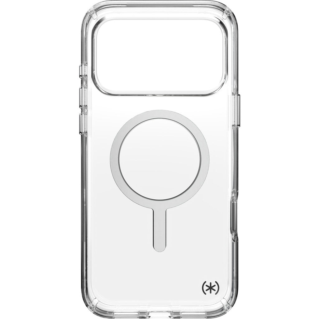 Speck Presidio Perfect Clear + MS Apple iPhone 17 Pro Max Clear - with Microban