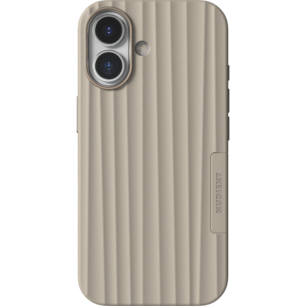 Nudient Bold MagSafe Case Apple iPhone 17 Linen Beige