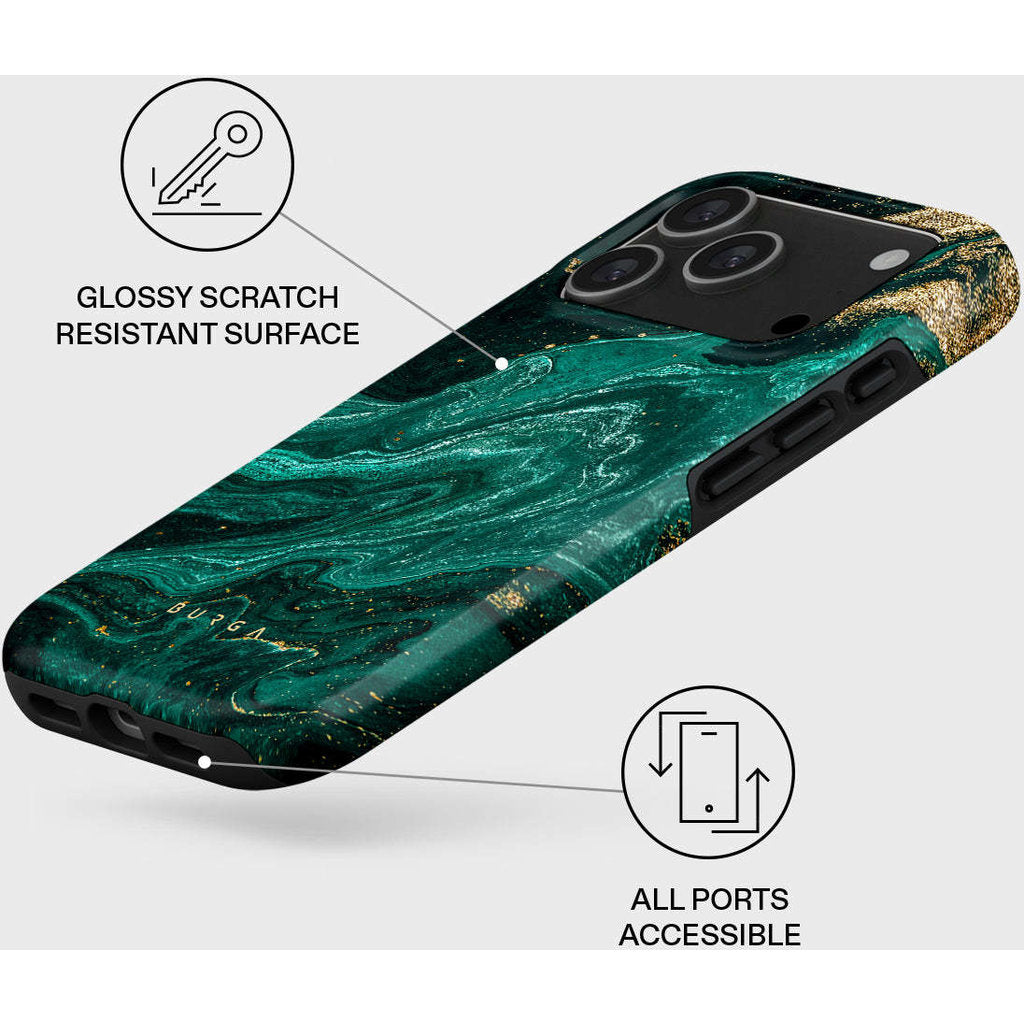 Burga Tough MagSafe Case Apple iPhone 17 Pro - Emerald Pool
