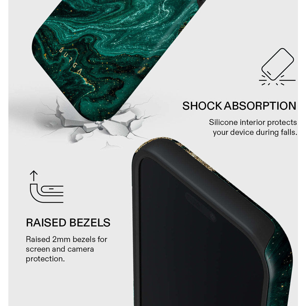 Burga Tough MagSafe Case Apple iPhone 17 Pro - Emerald Pool