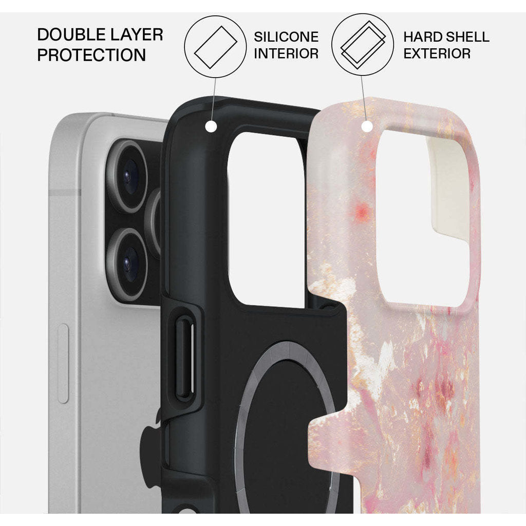 Burga Tough MagSafe Hülle Apple iPhone 17 Pro - Golden Coral