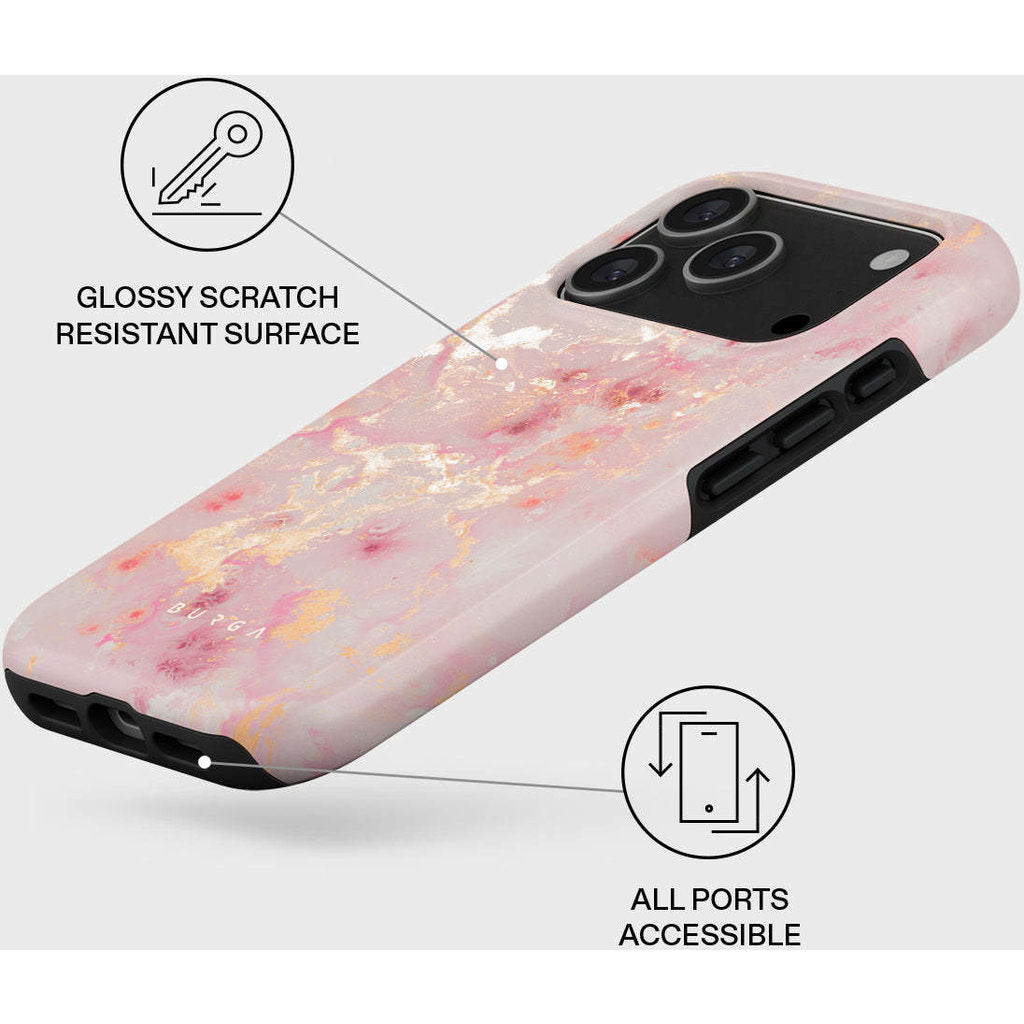 Burga Tough MagSafe Hülle Apple iPhone 17 Pro - Golden Coral