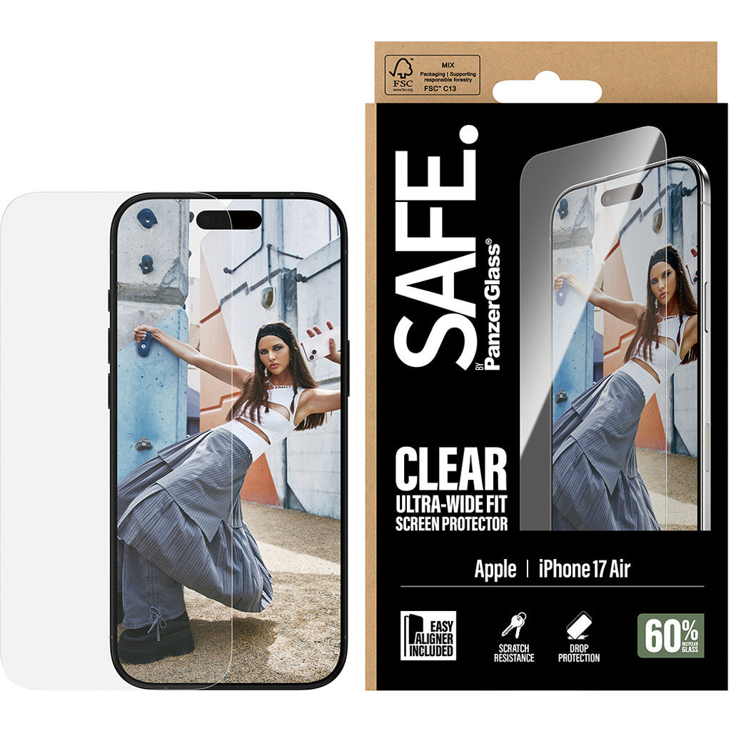 SAFE by Panzerglass Apple iPhone Air - Ultra-Wide-Fit