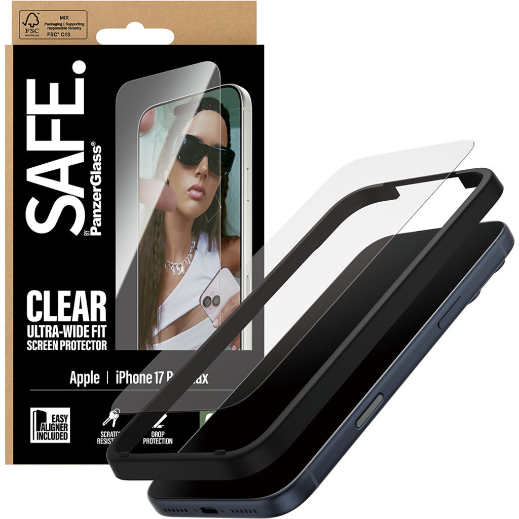 SAFE by Panzerglass Apple iPhone 17 Pro Max - Ultra-Wide-Fit