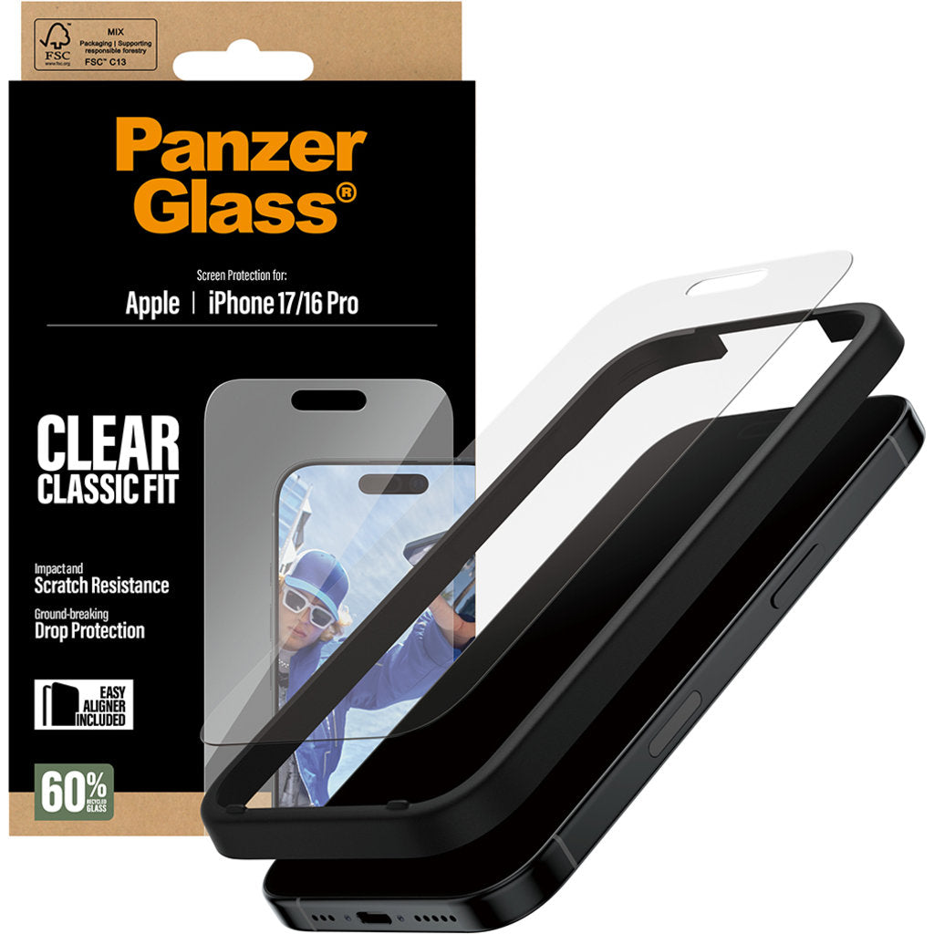 Panzerglass Apple iPhone 17/16 Pro – Classic Fit