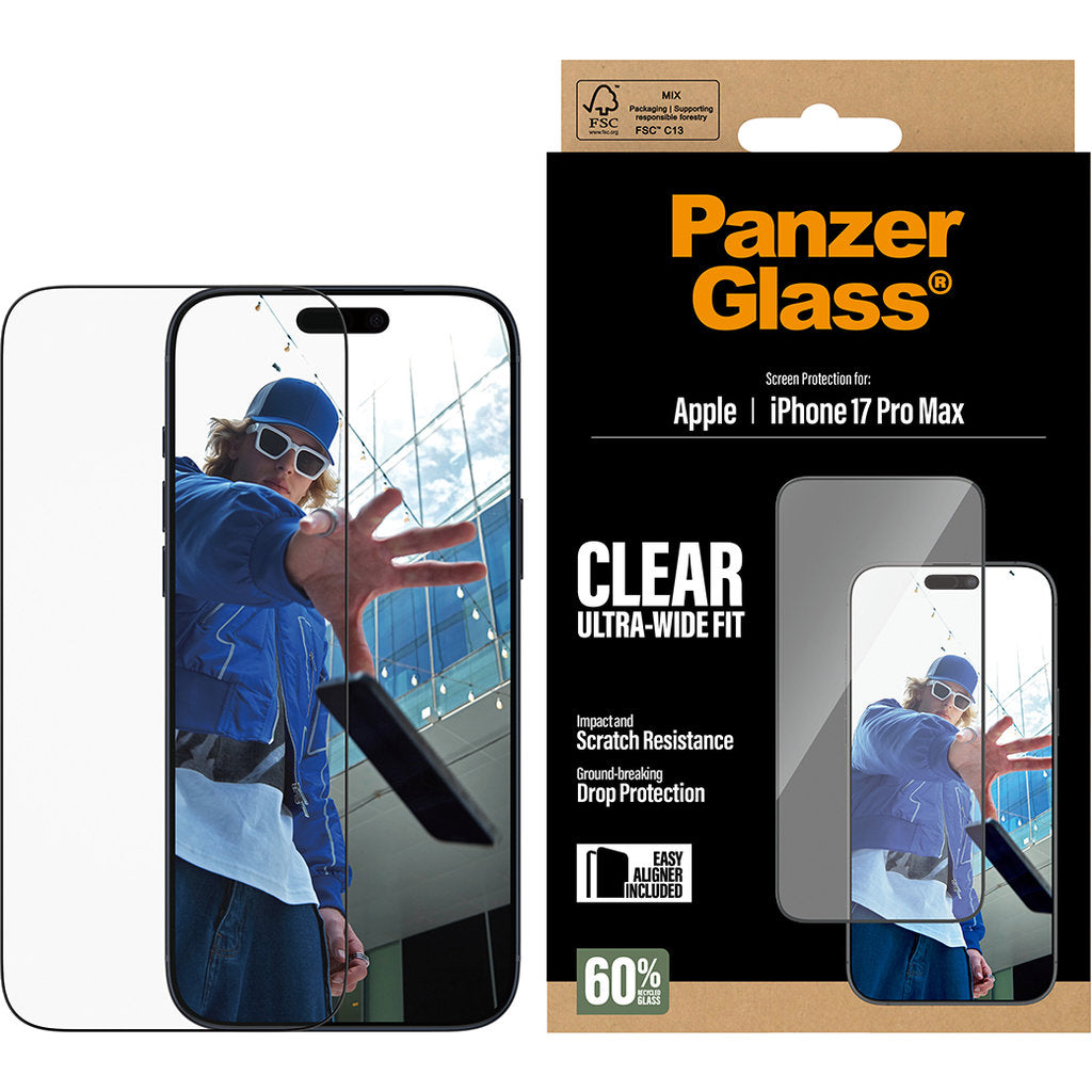 Panzerglass Apple iPhone 17 Pro Max - Ultra-Wide Fit