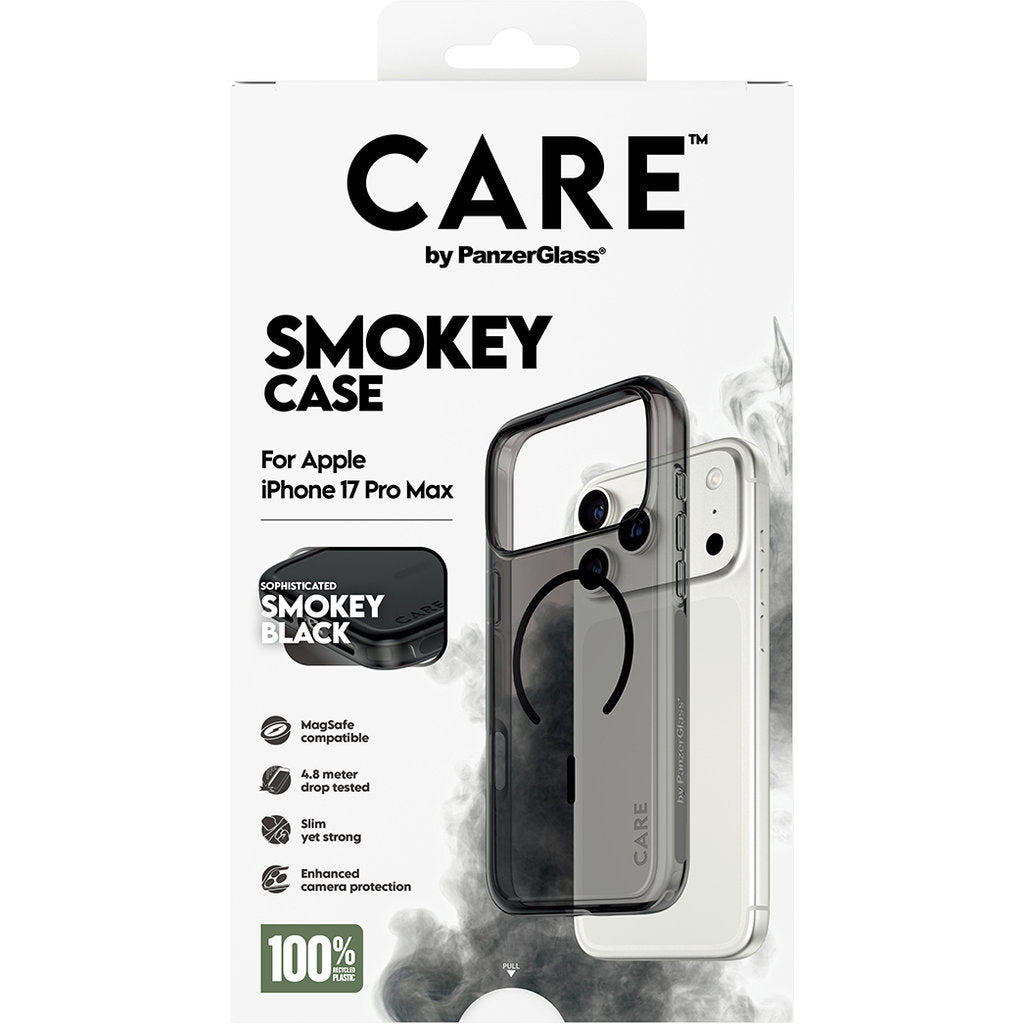 CARE by PanzerGlass Urban Explorer Smokey Black MagSafe iPhone 17 Pro Max