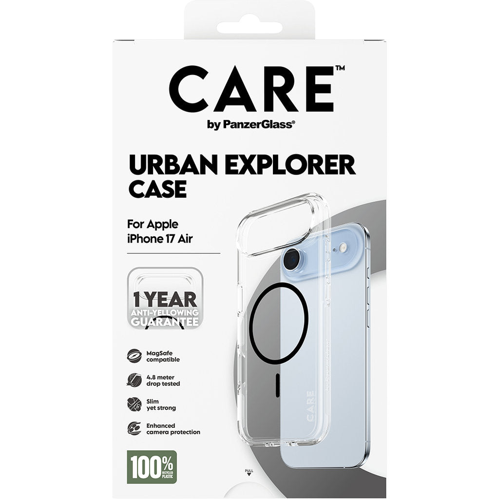 CARE by PanzerGlass Urban Explorer Transp. Black MagSafe iPhone Air