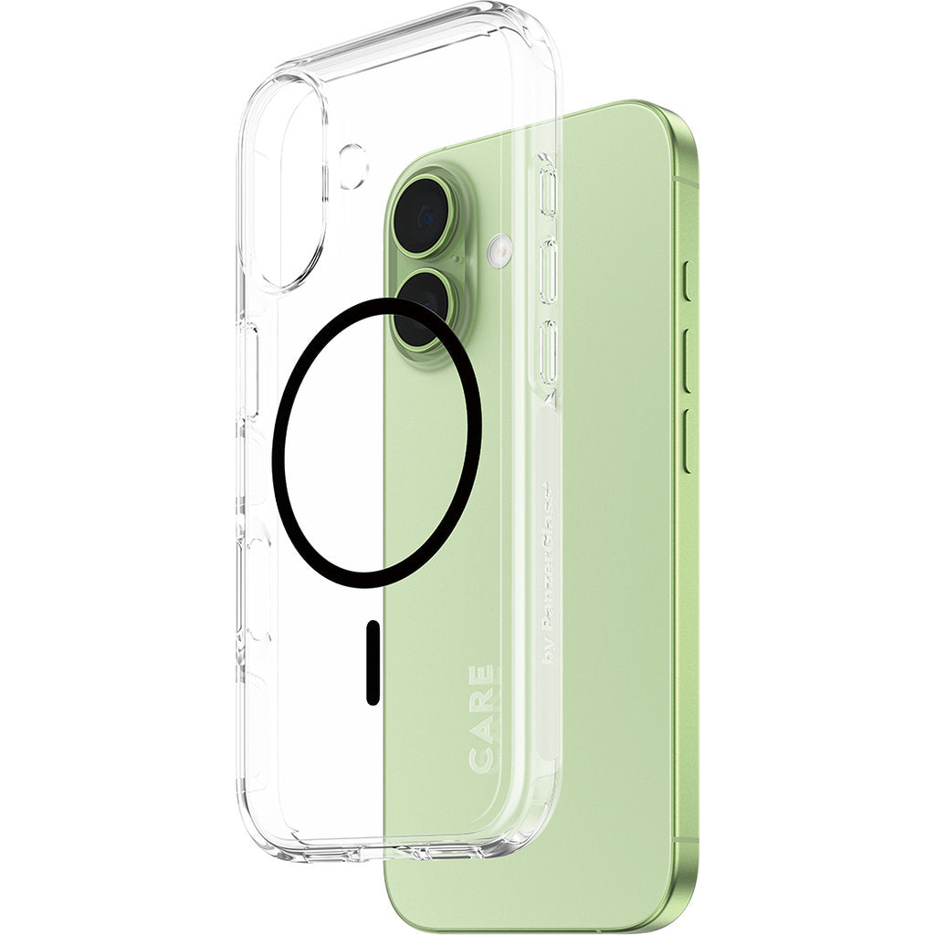 CARE by PanzerGlass Urban Explorer Transp. Black MagSafe iPhone 17