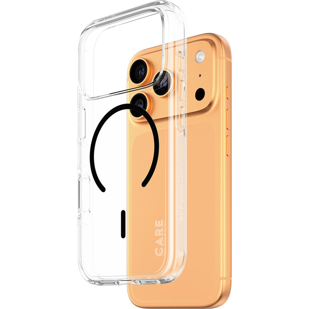 CARE by PanzerGlass Urban Explorer Transp. Black MagSafe iPhone 17 Pro