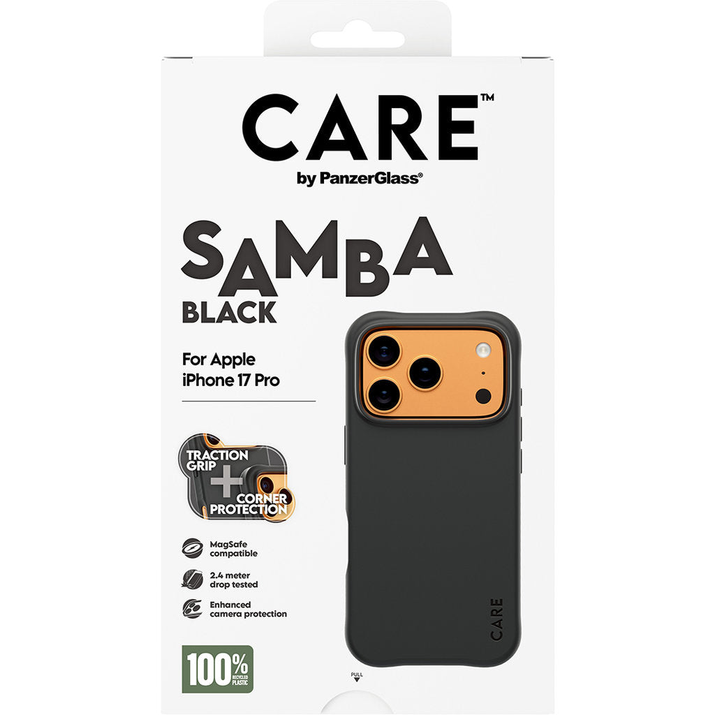 CARE by PanzerGlass Fashionable Case Samba Black MagSafe iPhone 17 Pro