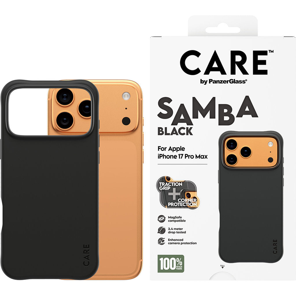 CARE by PanzerGlass Fashionable Case Samba Black MagSafe iPhone 17 Pro Max