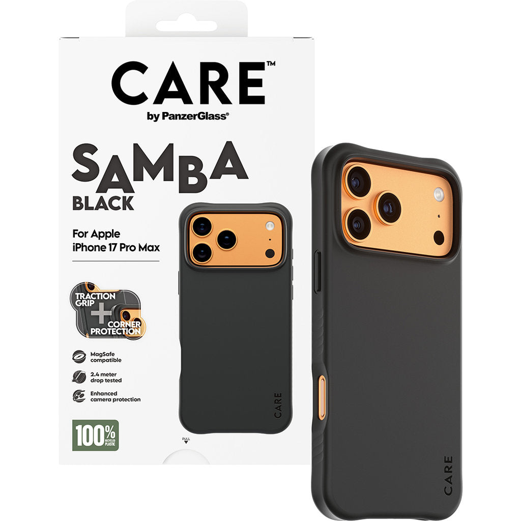 CARE by PanzerGlass Fashionable Case Samba Black MagSafe iPhone 17 Pro Max