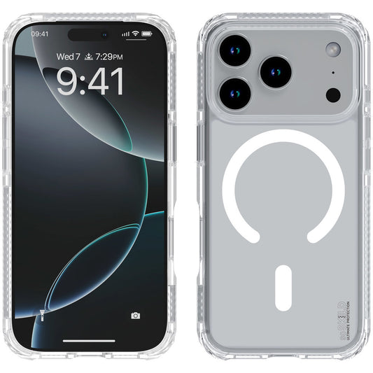 SoSkild Apple iPhone 17 Pro Defend Case Magnetic Ring Transparent