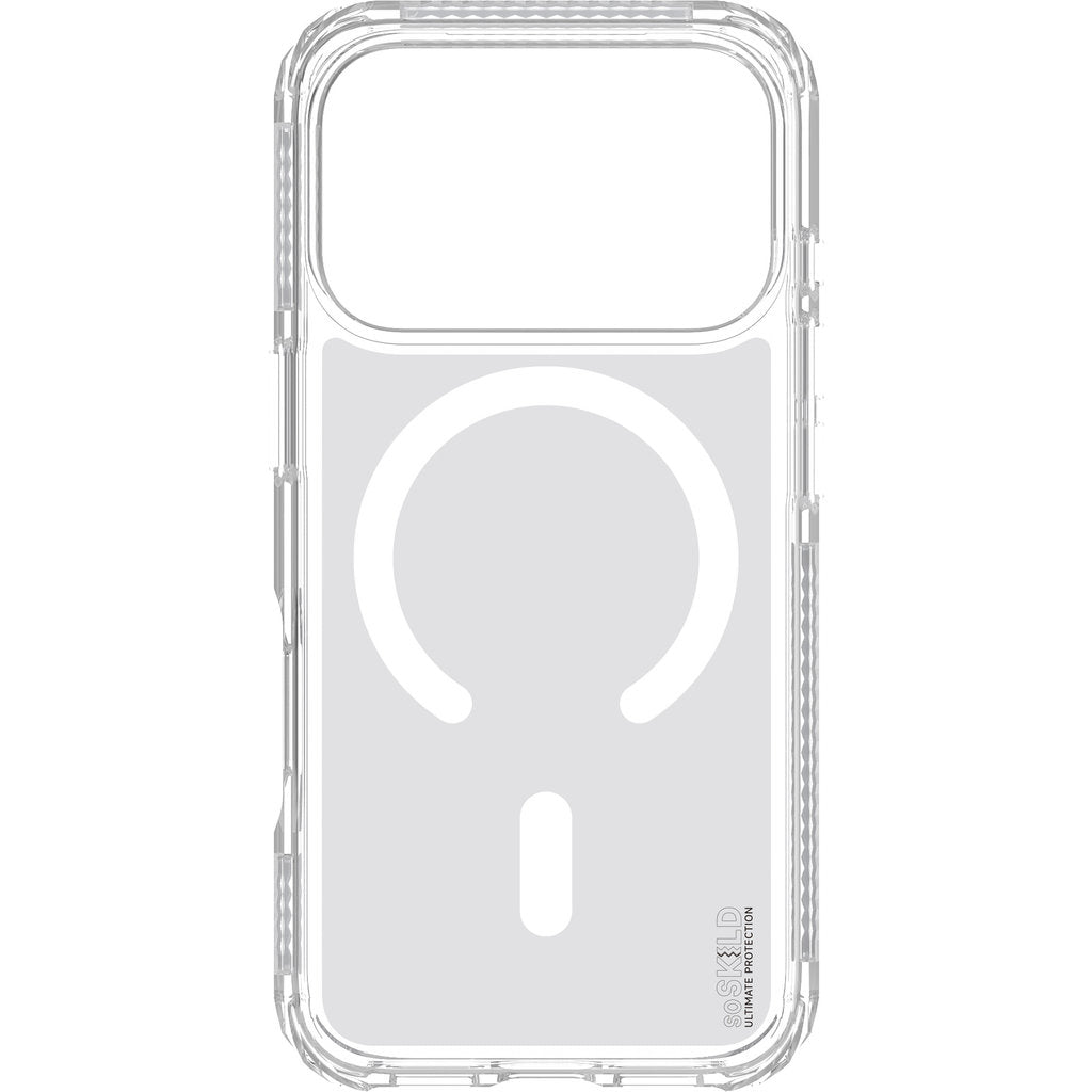 SoSkild Apple iPhone 17 Pro Defend Case Magnetic Ring Transparent