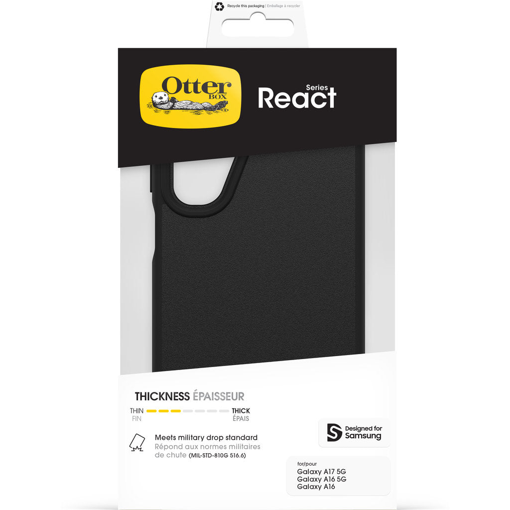 OtterBox React Case Samsung Galaxy A17/A16 Black