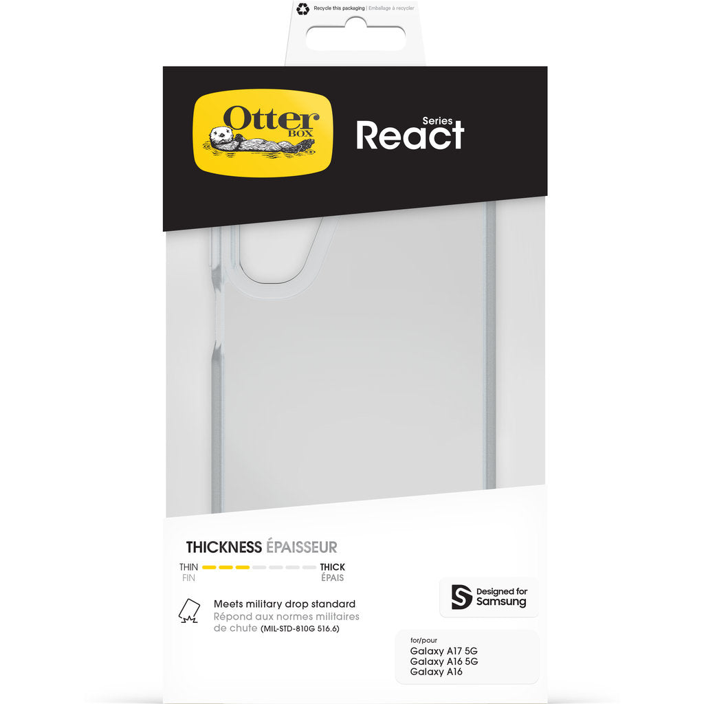 Coque OtterBox React Samsung Galaxy A17 Transparente