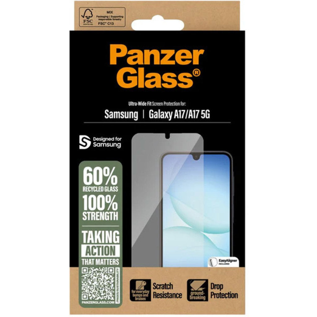 PanzerGlass Samsung Galaxy A17/A17 5G Ultra-Wide Fit Refresh with EasyAligner