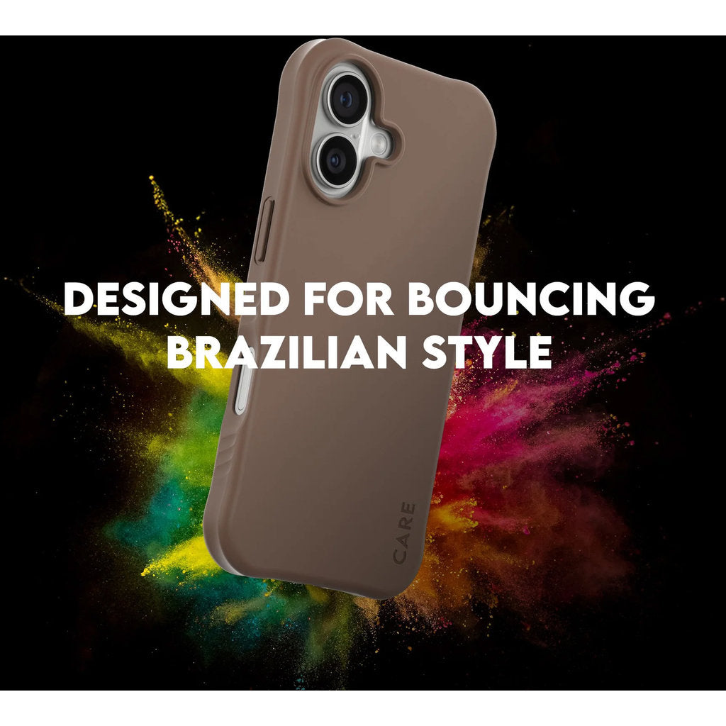 CARE by PanzerGlass Fashionable Case Samba Espresso MagSafe iPhone 17